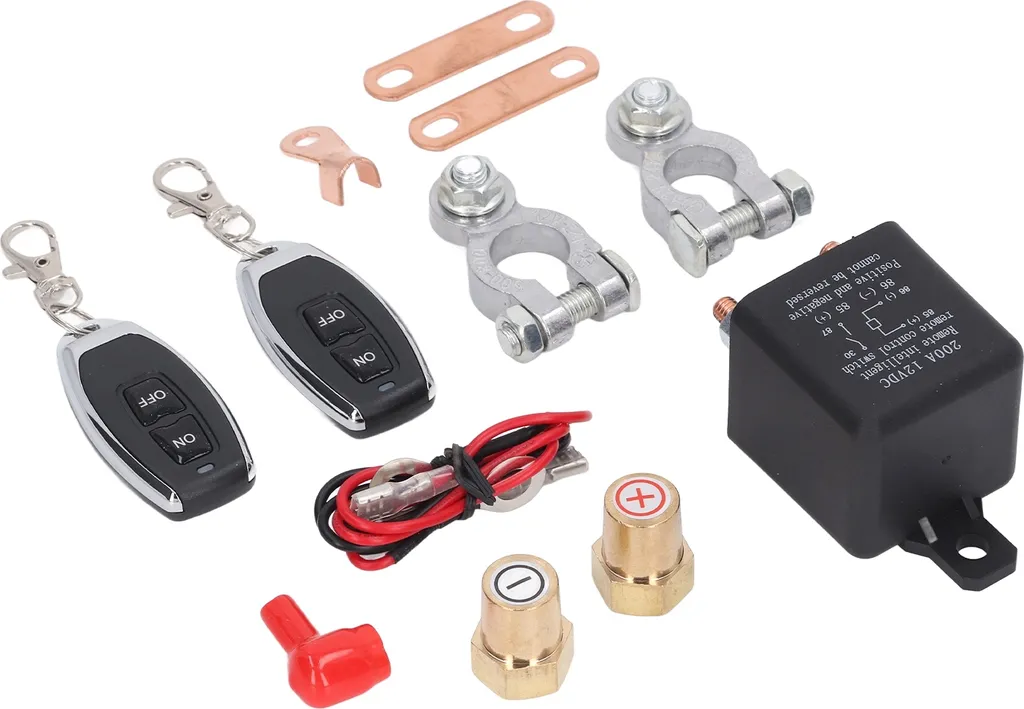 Interrupteur de coupure d'alimentation batterie avec commande à distance