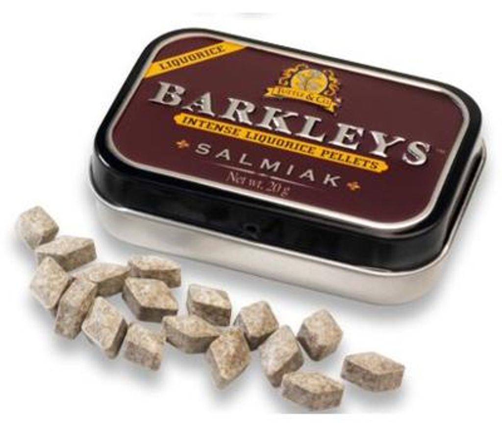 Barkleys Liquorice pellets salmiak (20 gr) Productafbeelding 