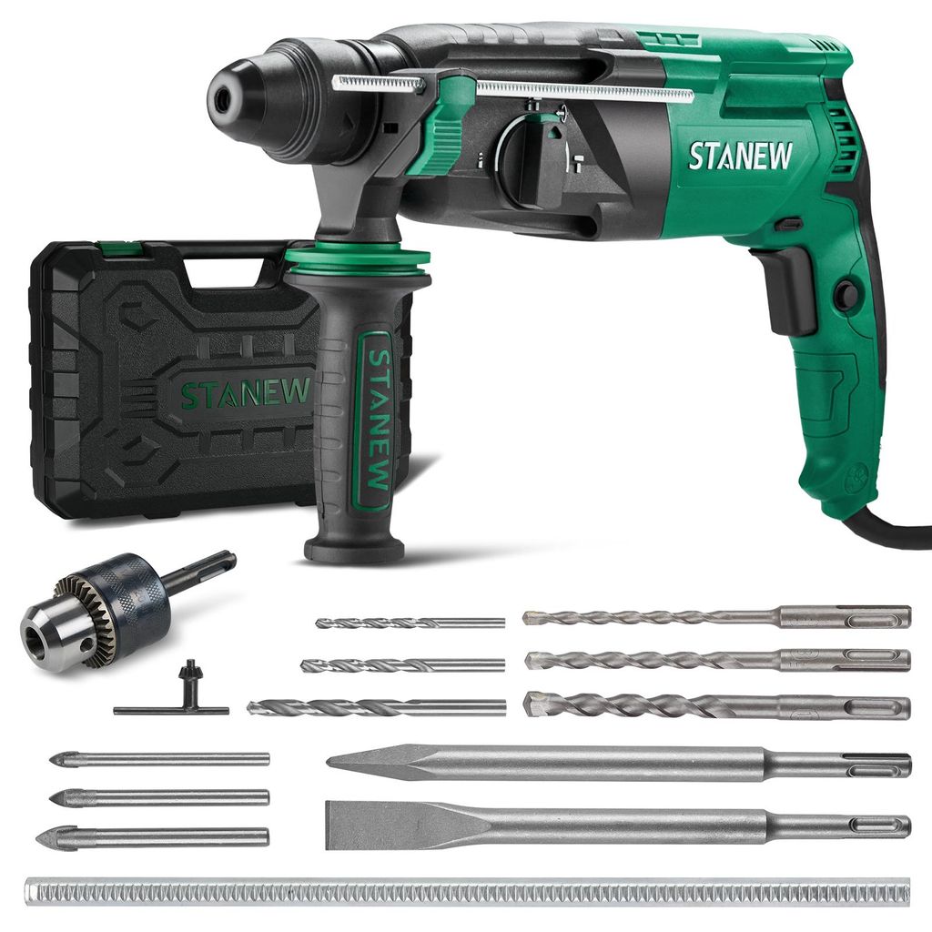 STANEW Bohrhammer 950 W kabelgebundener SDS-Plus mit 16 Produktbild 
