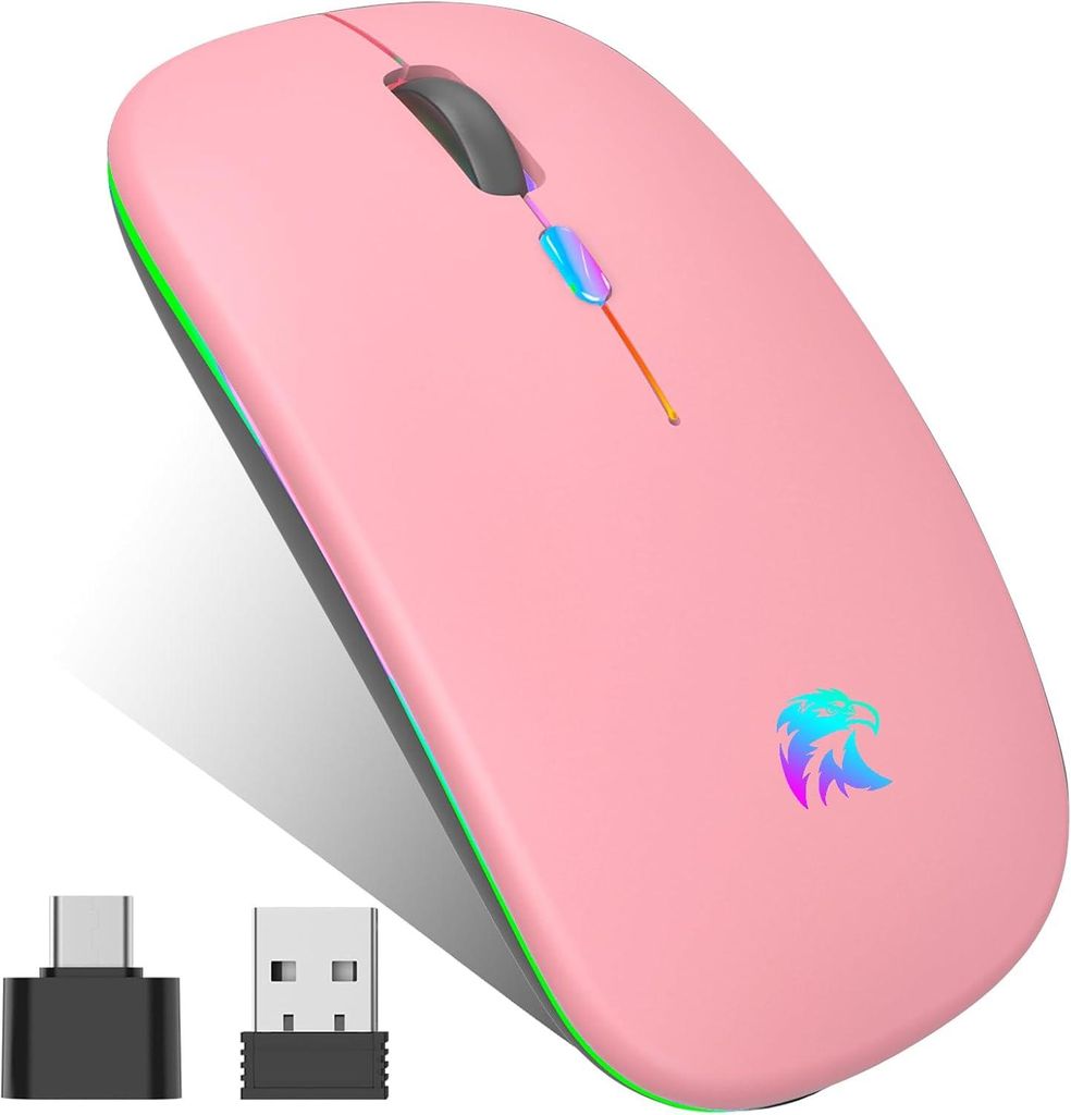 2.4 GHz Funkmaus, Bluetooth Maus, Wireless Mouse, USB Maus, Image du produit 