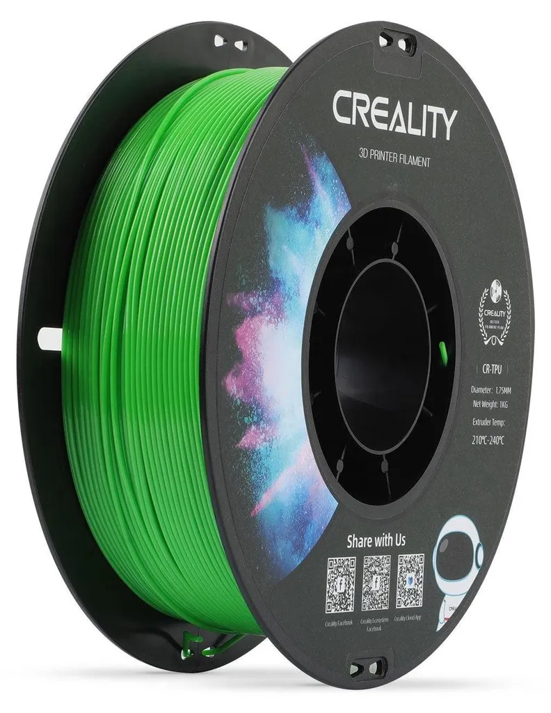Consommable TPU souple 1.75mm Creality CR-TPU 1kg bleu azur résistant