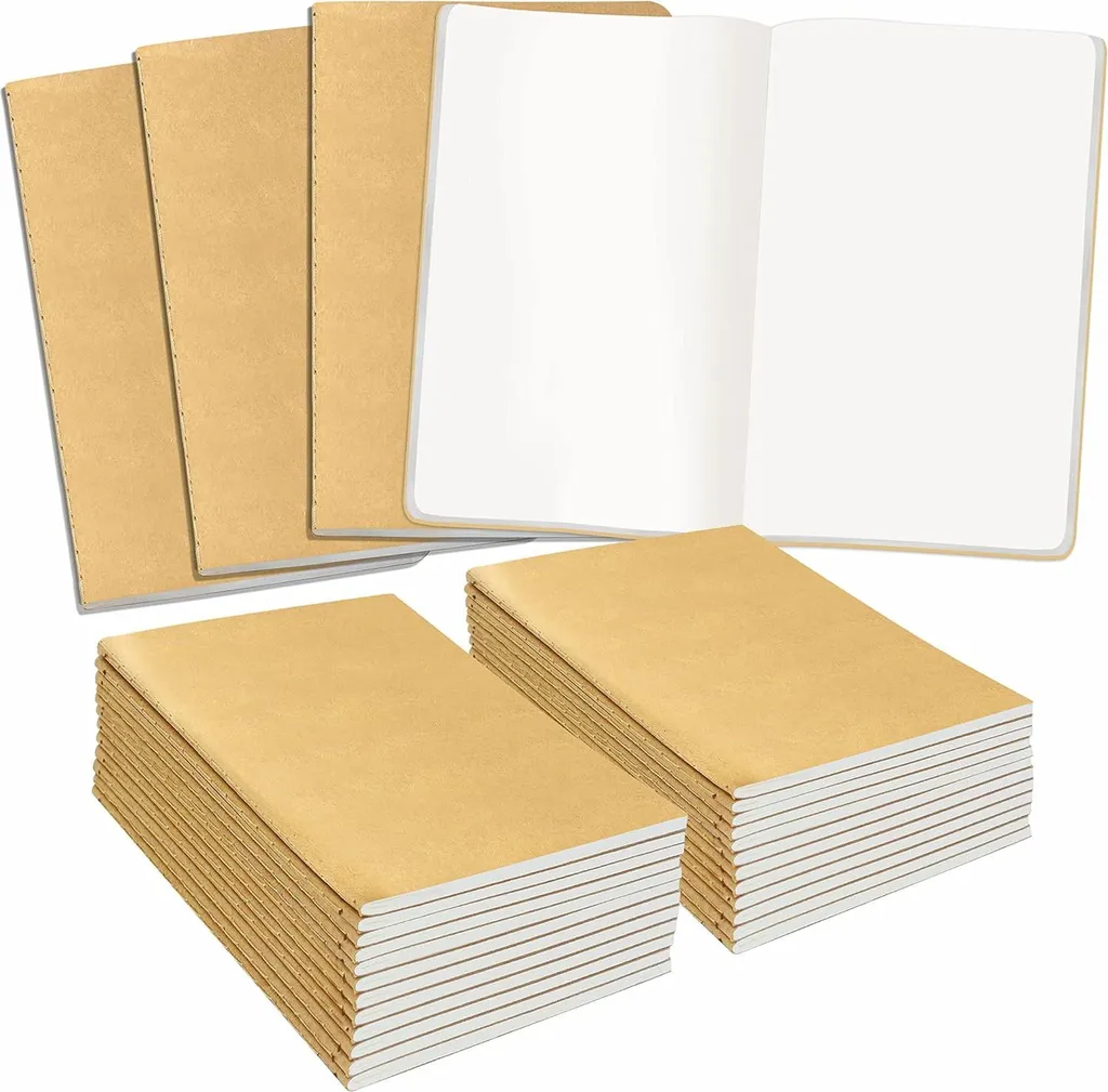 Carnet de notes Blanco papier kraft 48 pages format 10x14,5 cm compact