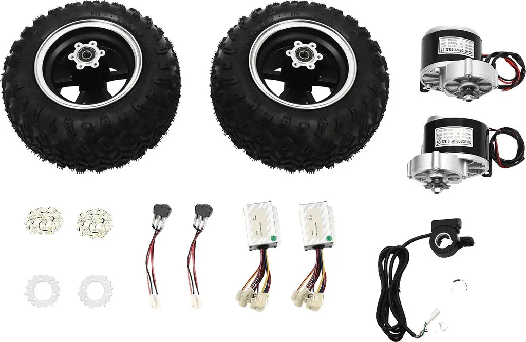 Kit Air Wheel 10 pouces noir avec accélération au pouce ergonomique