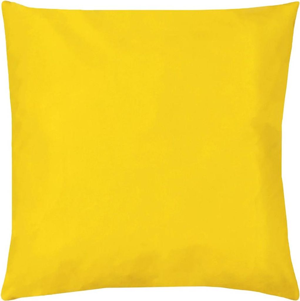 Furn - Unifarben - Kissenbezug für draußen RV2551 (Einheitsgröße) (Gelb)