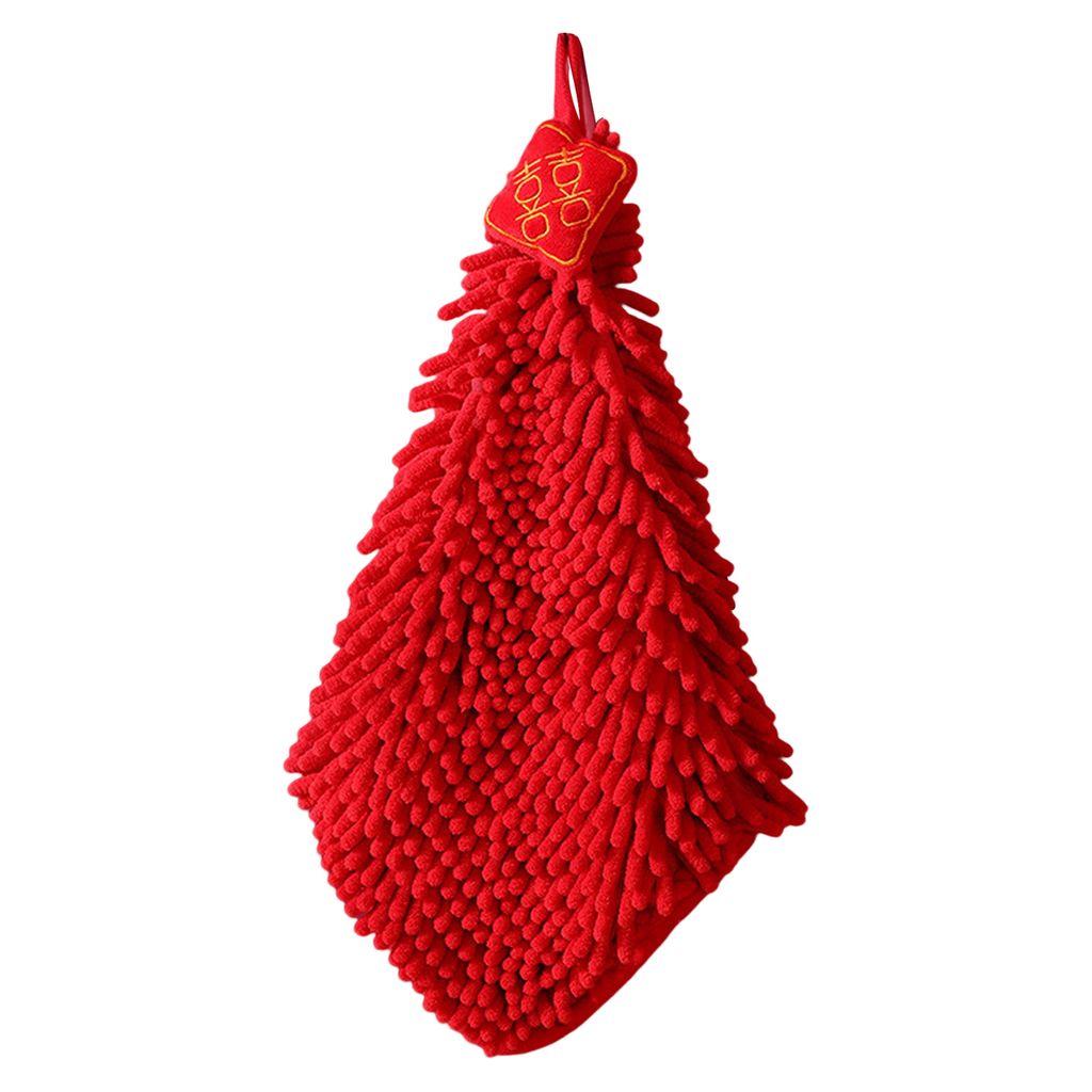 Weiche Touch Dickern saugfähige Schnelltrocknung Lanyard Taschentuch Handtuch Festliches Kaninchen Chenille Baby Handtuch Badezimmerzubehör-D