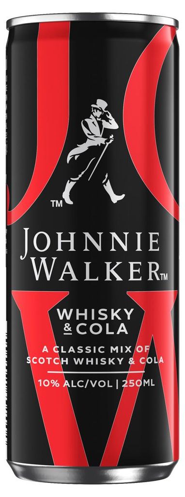 Johnnie Walker Whisky & Cola Mix-Getränk, 10% vol, 1 x Produktbild 