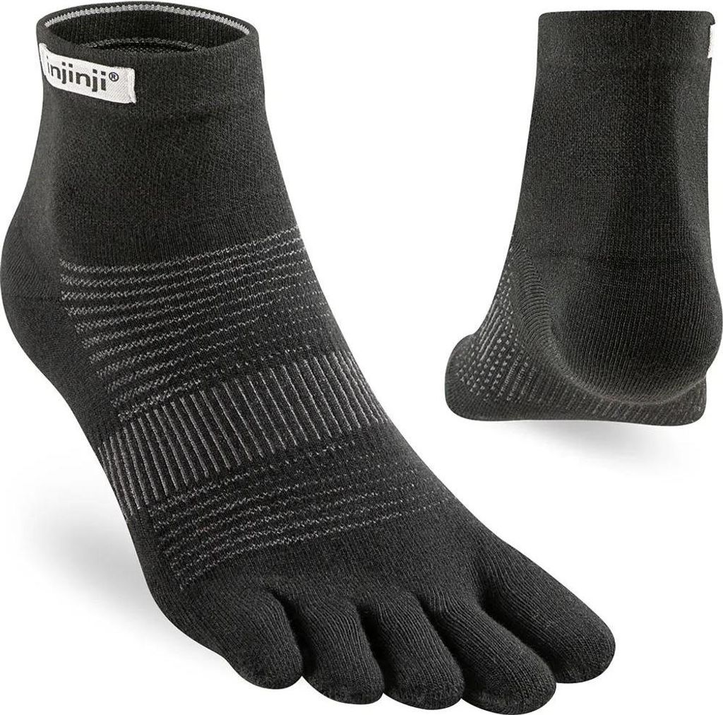 Injinji Run Original Weight Mini-crew Socken Schwarz EU 47 1/2-50 Schwarz EU 47 1/2-50