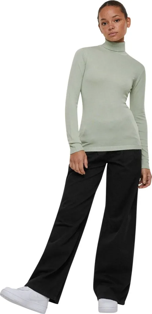 Urban Classics Donna Maglione dolcevita lavorato a maglia softsalvia - XL - 10