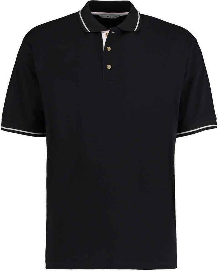Kustom Kit - Poloshirt für Herren PC6460 (M) (Schwarz/Weiß)