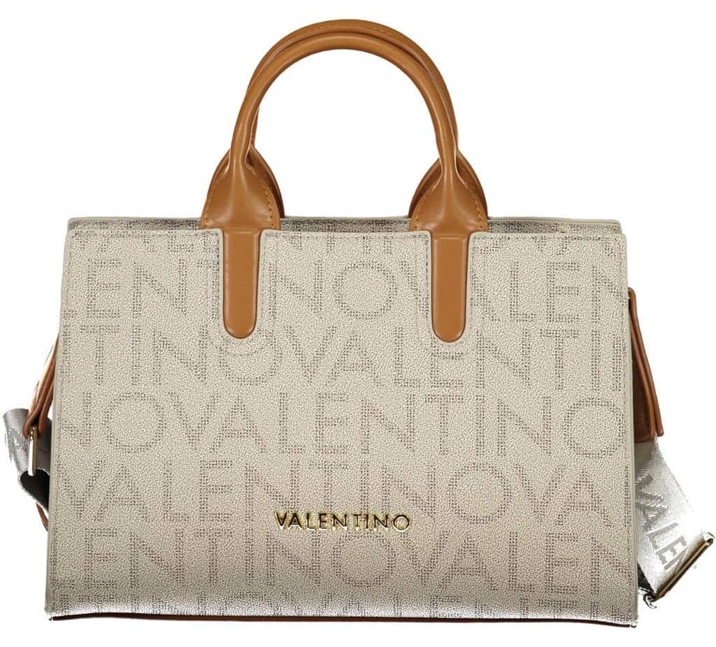 Elegante Beigefarbene Damens-Tasche mit Verstellbarem Produktbild 