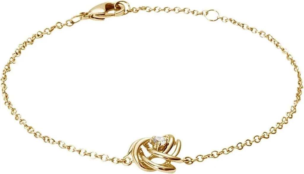 Bracciale Donna Stroili Nodo 1682082: Regalo Romantico Placcato Oro
