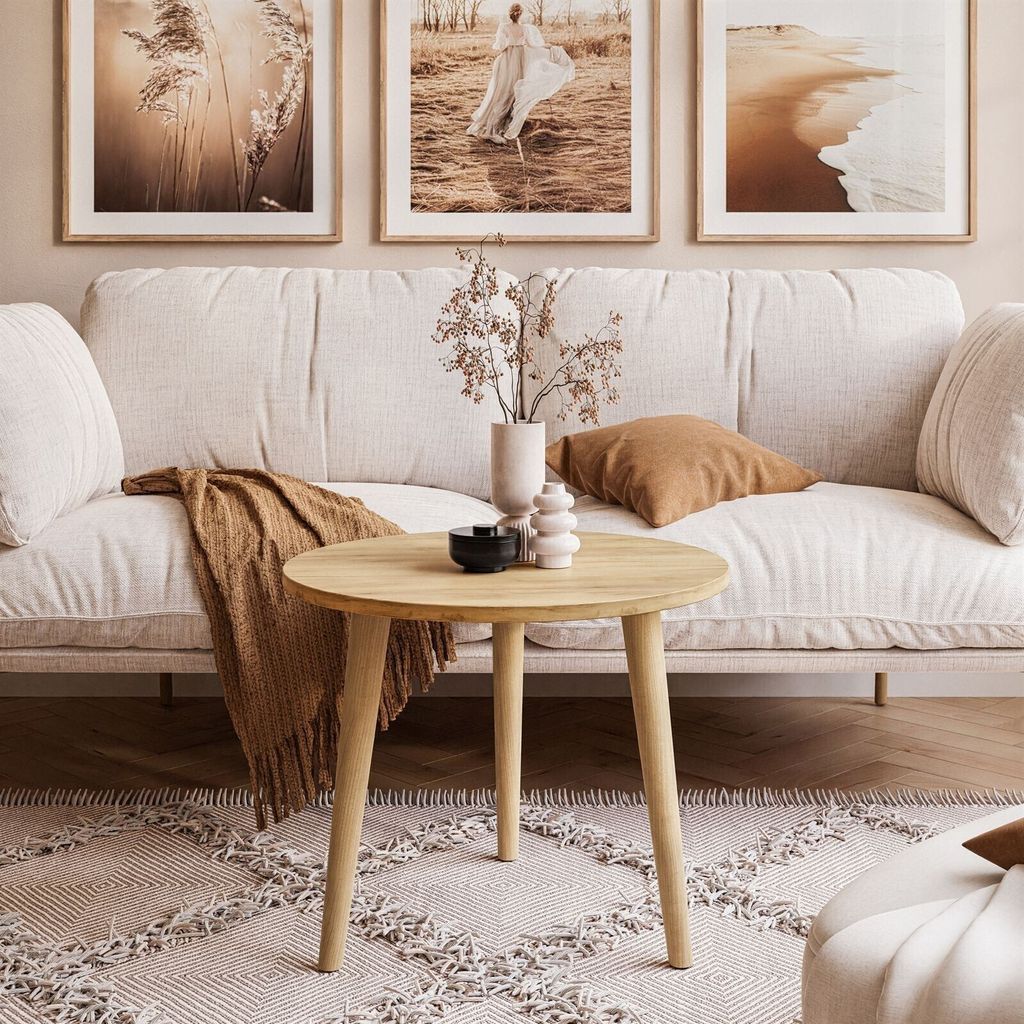 HARMONY Couchtisch - Craft Gold Eiche Farbe Produktbild 