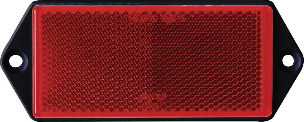 LAS Reflektor rechteckig rot 2 Stück Produktbild 
