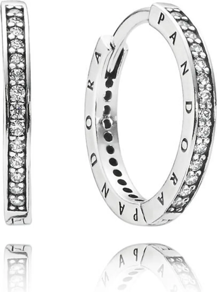 Orecchini Cerchi Scintillanti Pandora Signature - Regalo per Lei