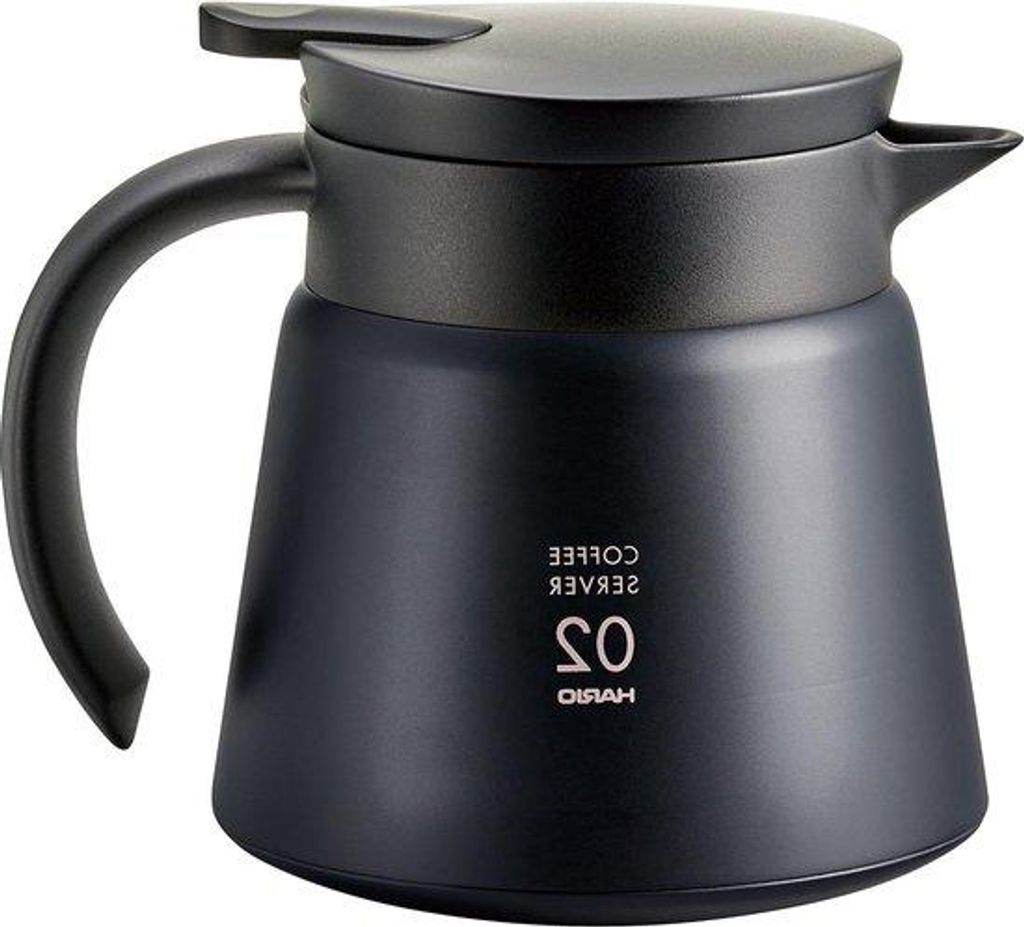 Isolerter Edelstahl-Server 600 ml, Schwarz