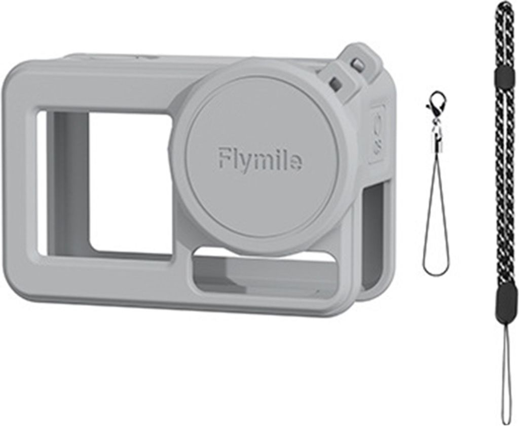 INF Silikonabdeckung Objektivdeckel für DJI Osmo Action 5 Pro Grau