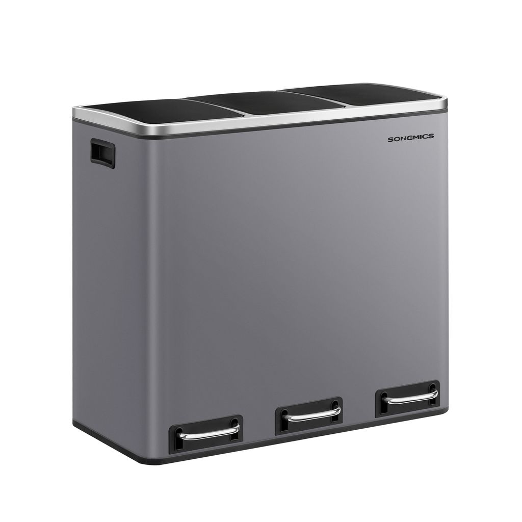 Kuchyňský odpadkový koš, 3 x 18 l, systém třídění odpadu, 3 Obrázek produktu 