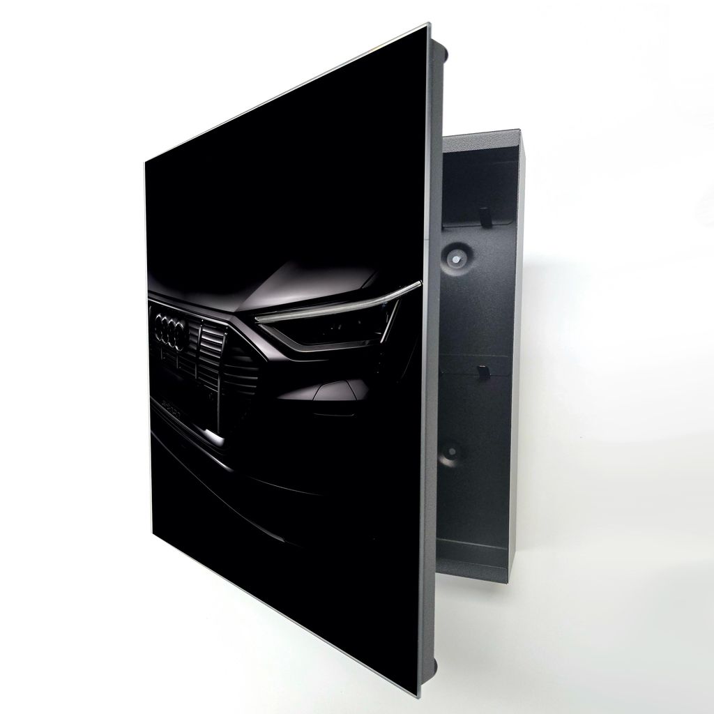 Schlüsselkasten Schwarz Metall, Audi Sportwagen Produktbild 