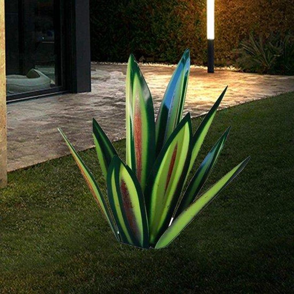 Metallenes Gartenornament, Art Deco-Design, 35 cm