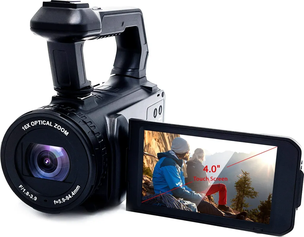 Caméscope Vision Nocturne 2.7K ZELURXX - Zoom 16x et Écran Large 4 Pouces