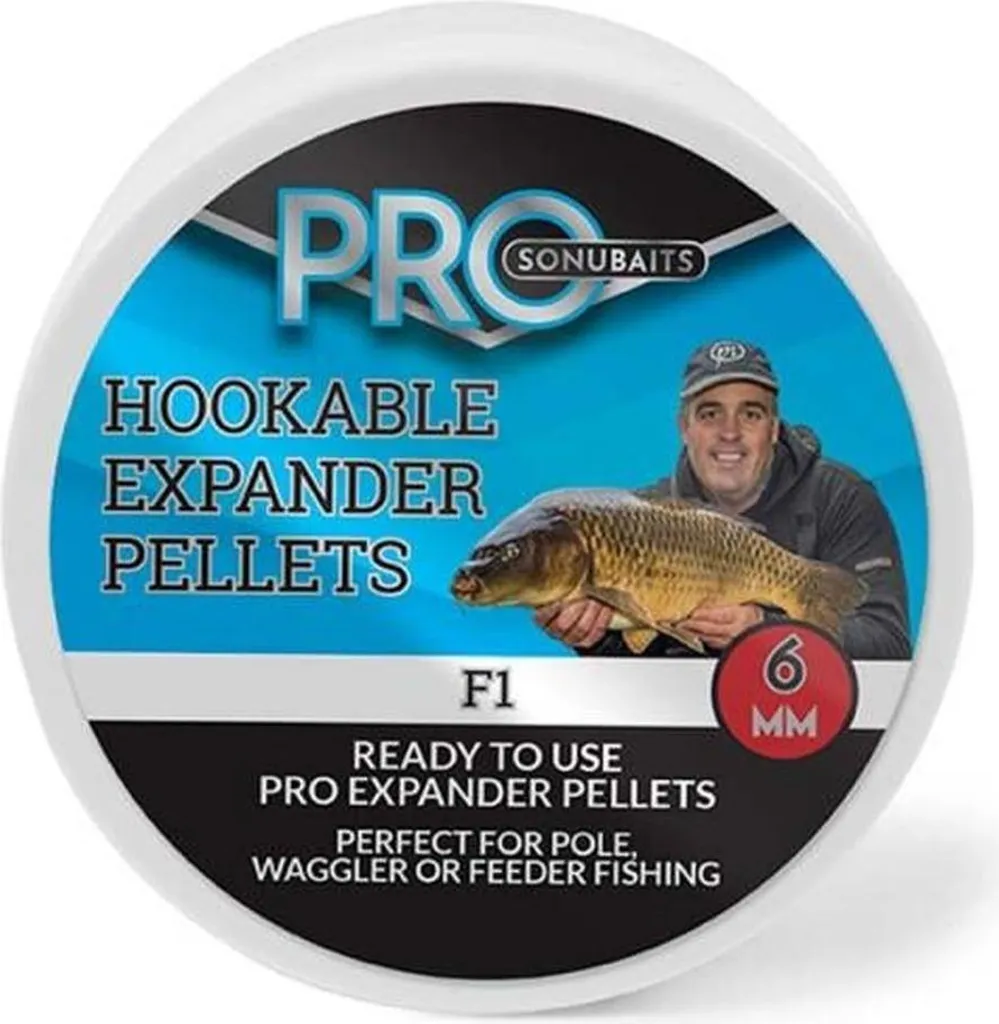 Appâts pour hameçons pellets expansibles Sonubaits F1 8mm feeder 100g
