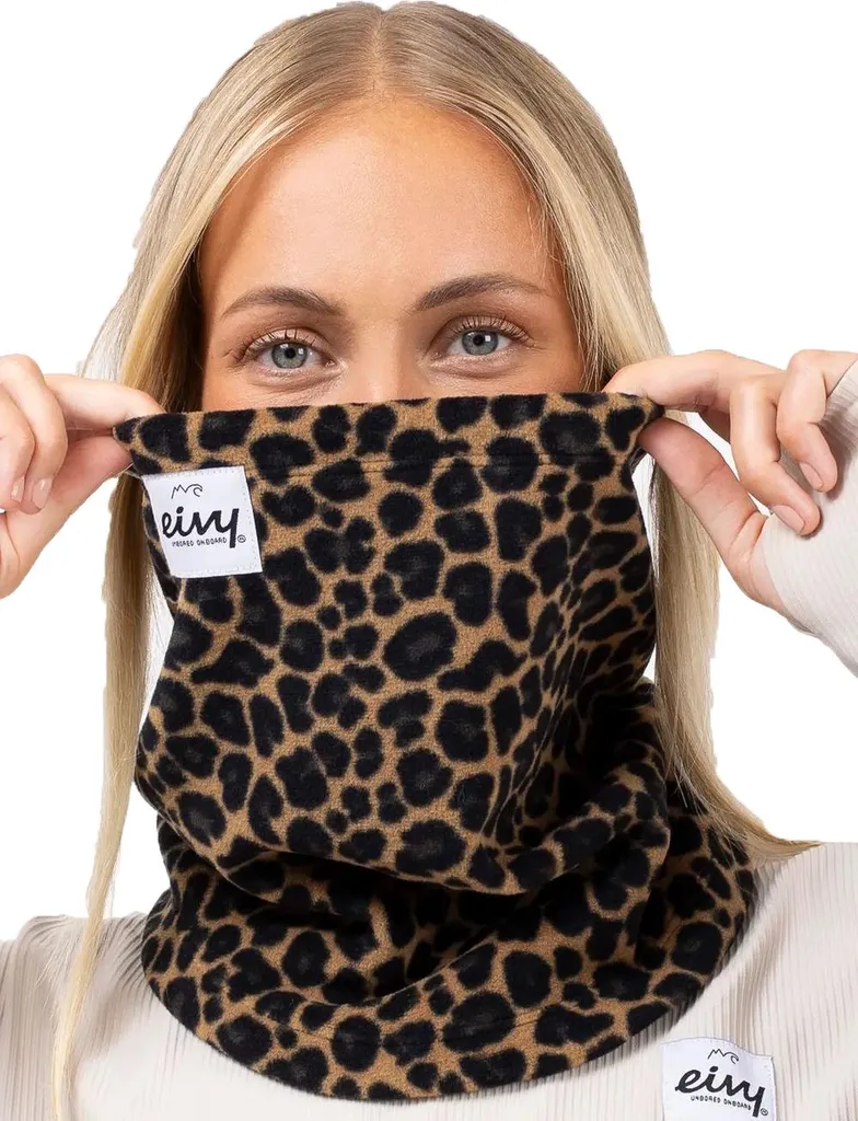 Eivy Beanie Sherpa Scaldacollo Donna Leopard - Qualità Svedese - 1