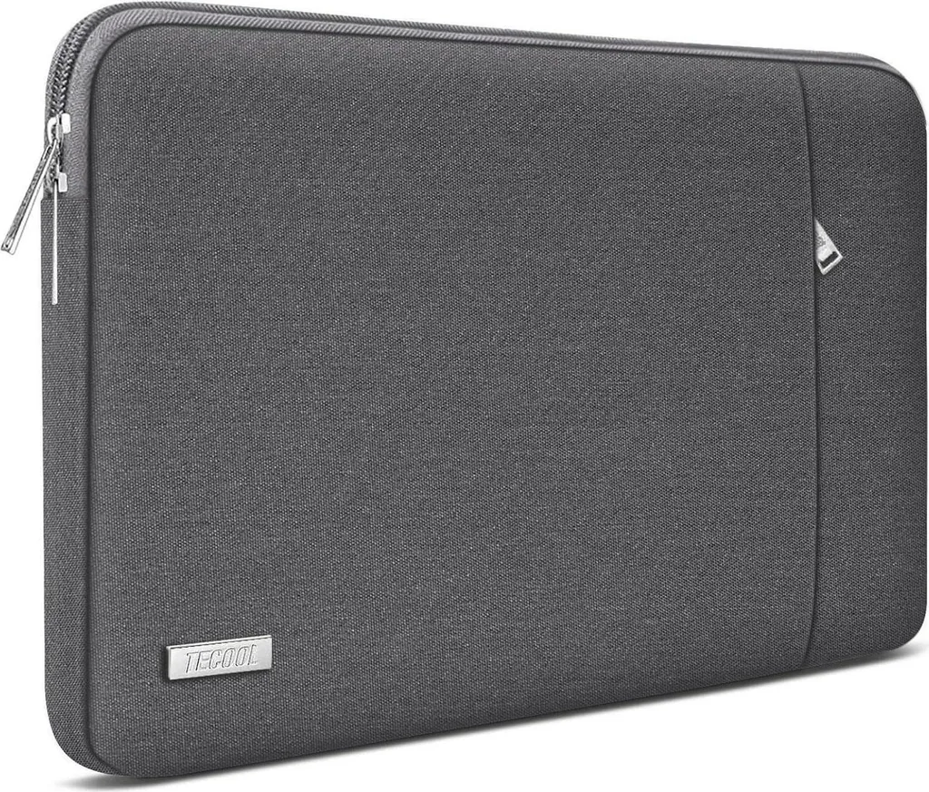 Housse PC Portable 13 Pouces avec Doublure Douce Anti-Rayures Grise