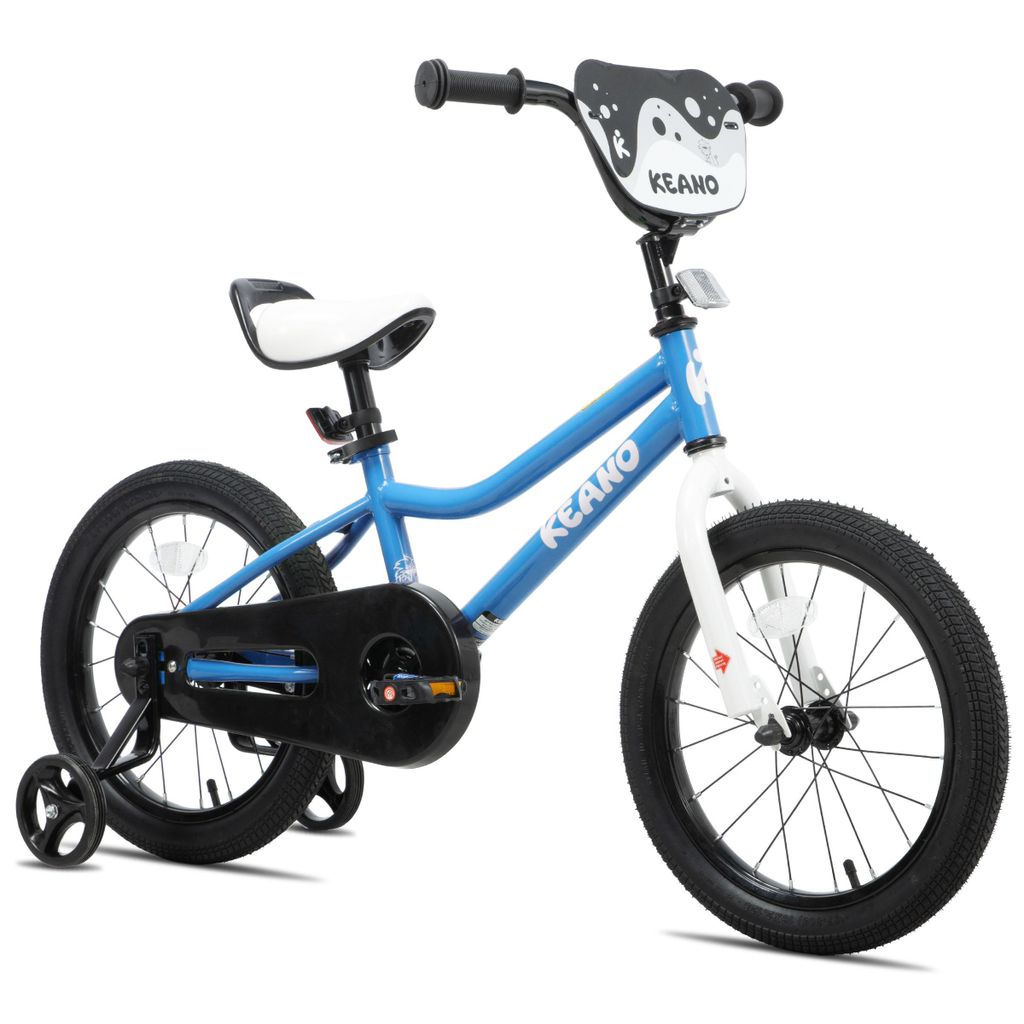 KEANO Kinderfahrrad mit abnehmbaren Stützrädern für kleine Fahranfänger