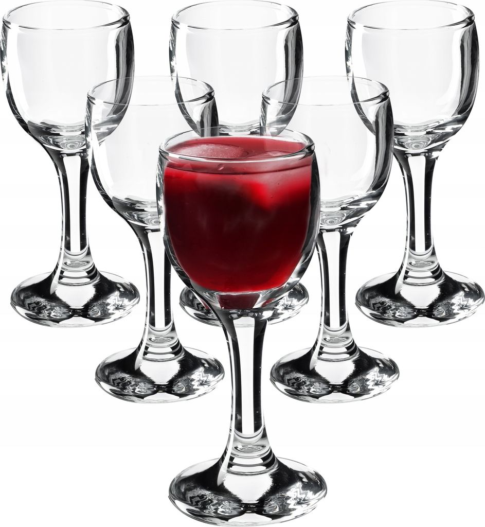KADAX Weingläser "Jordet", Gläser-Set für Rot- und Weißwein, 55 ml, 6 Stück