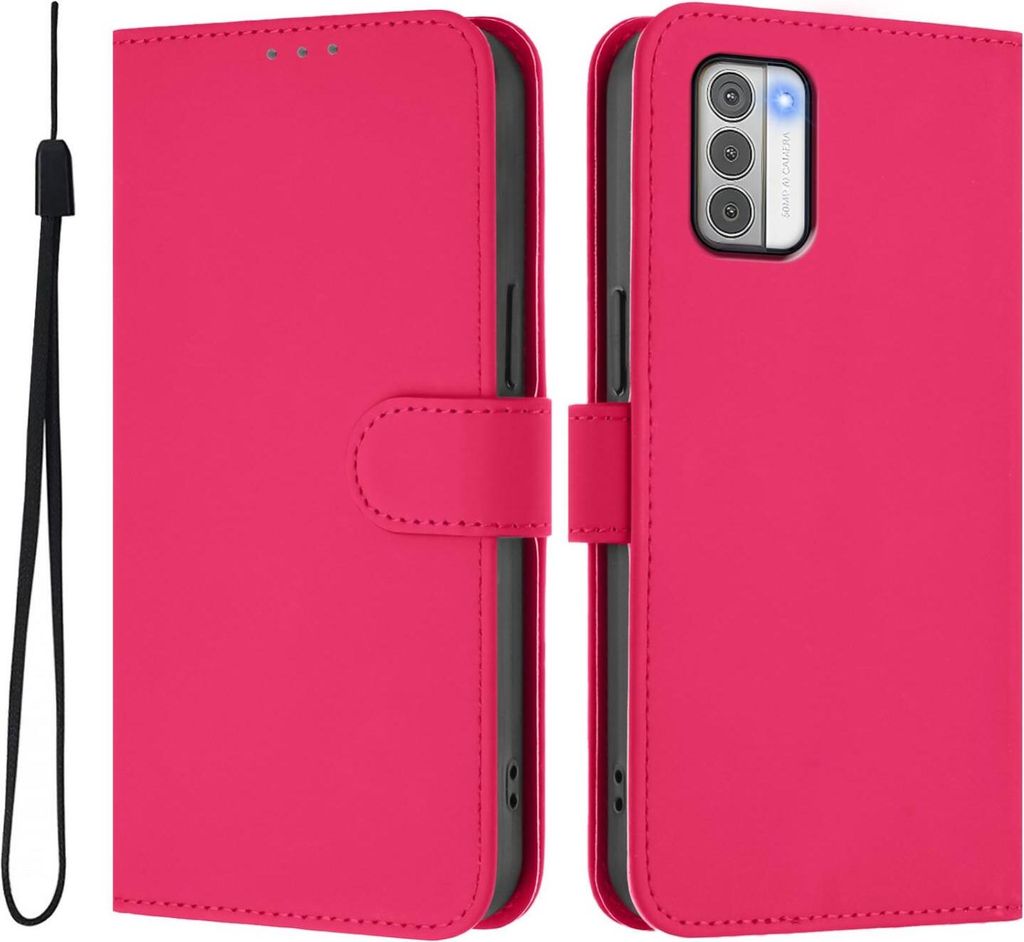 Mobigear Urban Wallet Nokia G42 Hülle Klapphülle Geldbörse - Rot