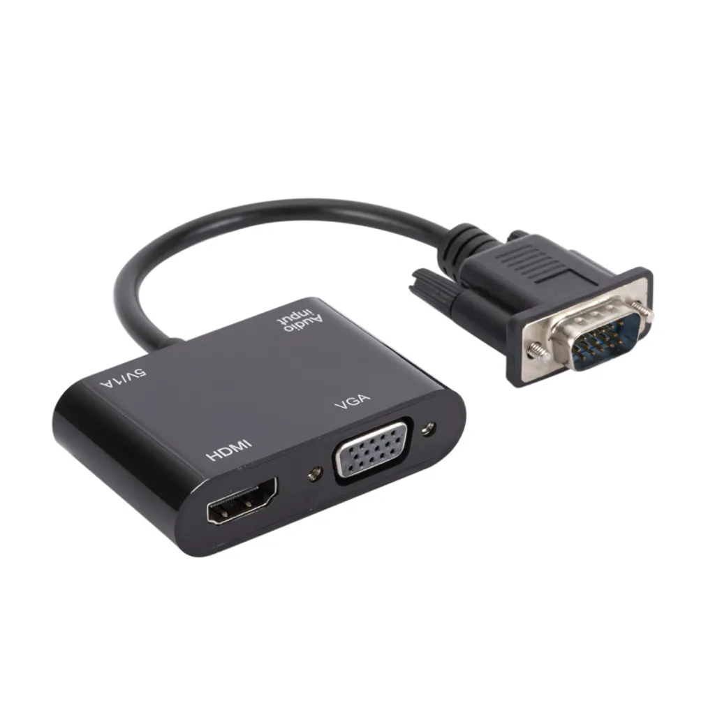Cavo VGA a HDMI + VGA SPERA R | Convertitore con Audio 1080p