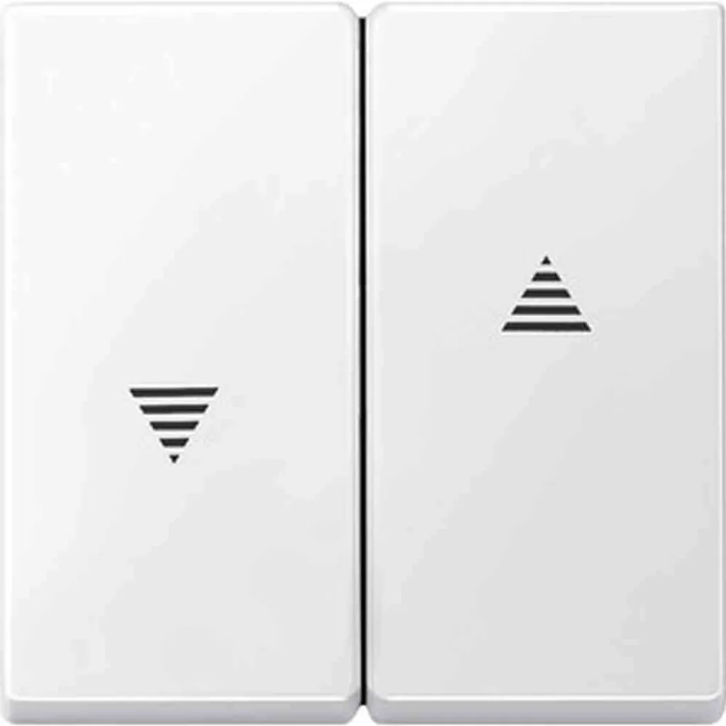 Remplacement bascule volet roulant Merten 434419 Blanc Système M