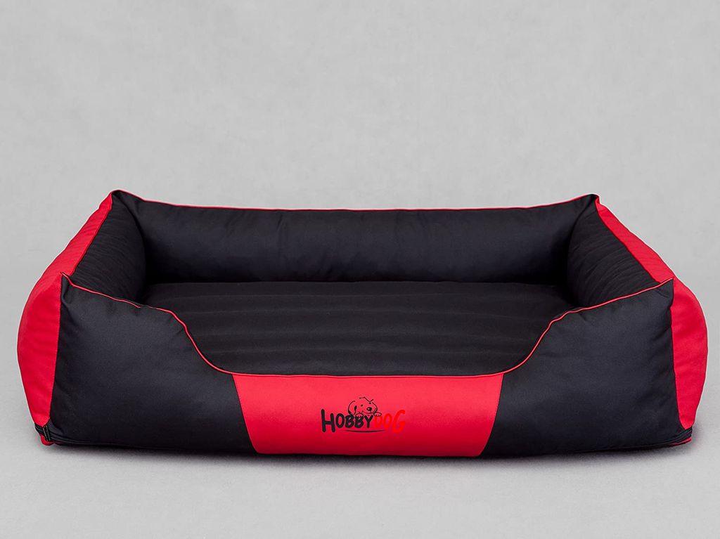 HOBBYGARDEN Hundehütte Als Höhle & Bett – 90x90 Cm, Braun – Mit Abnehmbarem Bezug & OEKO-TEX Zertifiziert – Für Mittelgroße Hunde