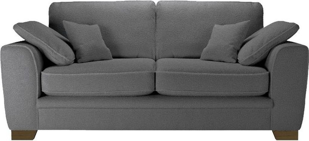 2-Sitzer-Sofa Ronay-Teddy granite-dark oak