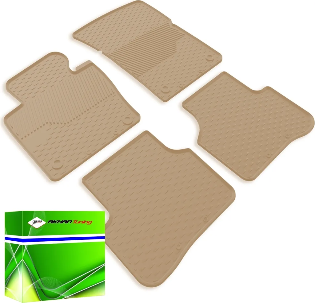 Accessori VW CC 2012-2016: Set Tappetini Gomma Beige DK1332