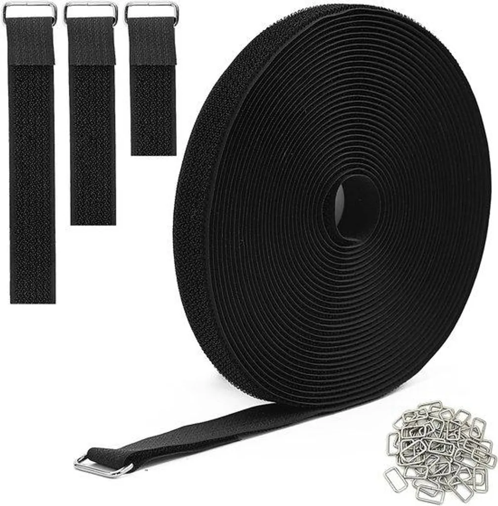Fixez Tout Solidement avec ce Kit Velcro 10m et 50 Attaches Métal Anti-Glisse