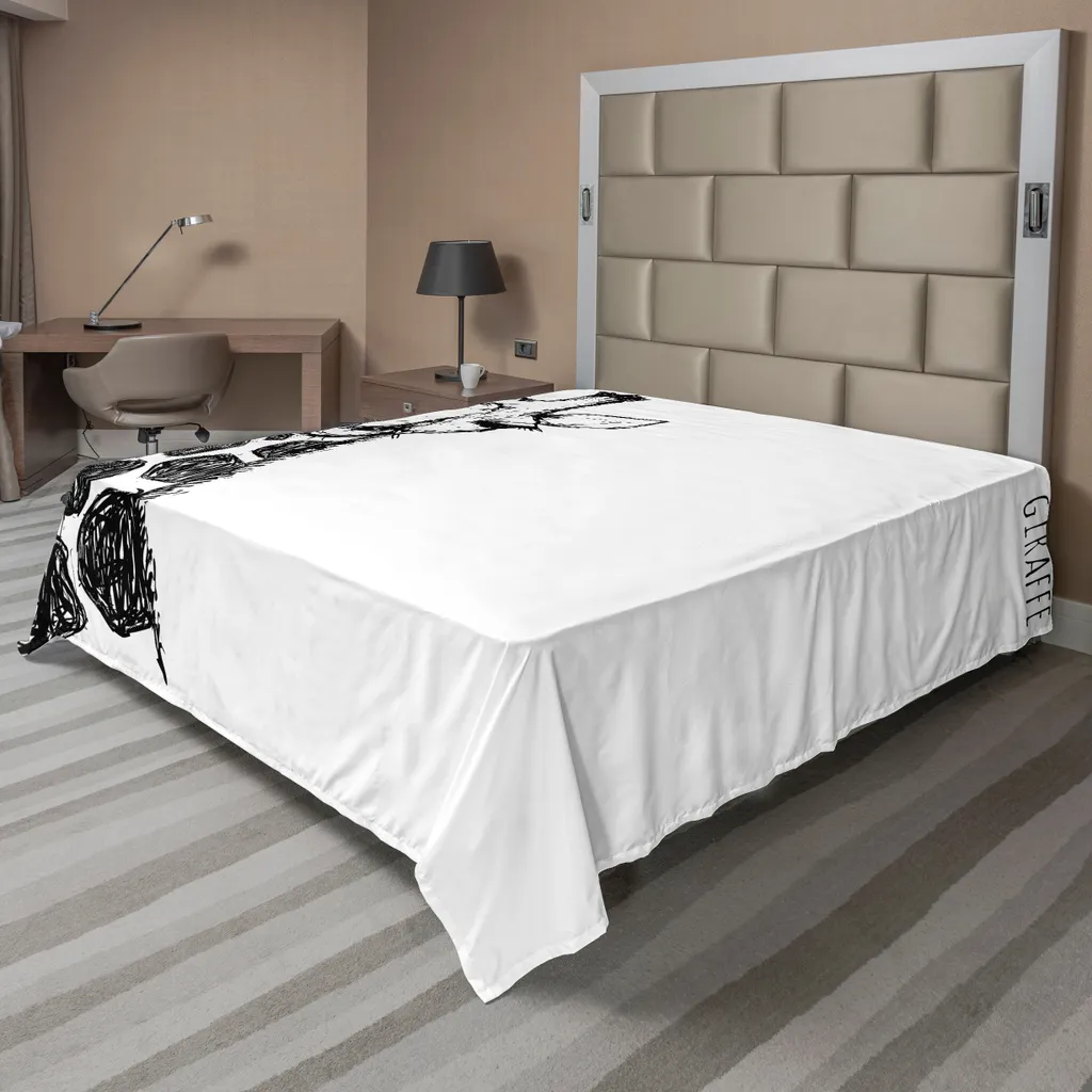 Lenzuolo Matrimoniale Giraffa ABAKUHAUS 275x260 | No Stiro e Morbido