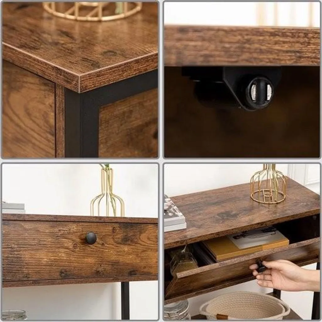 Table murale gain de place - Solution rangement pour studio et petit salon - 3