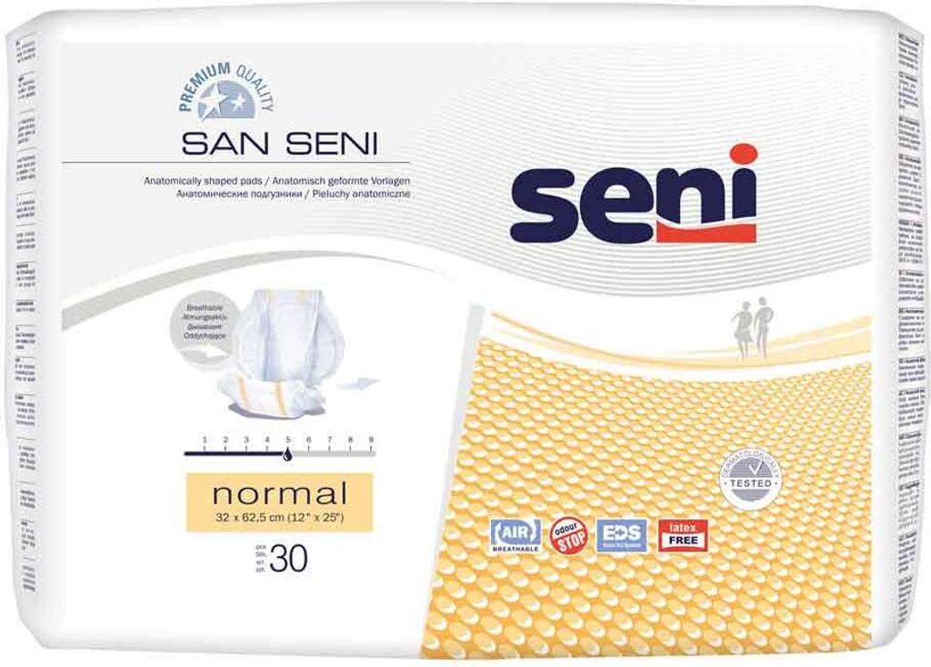 San Seni Normal Vorlagen  Karton mit 4 x 30 Stück Produktbild 