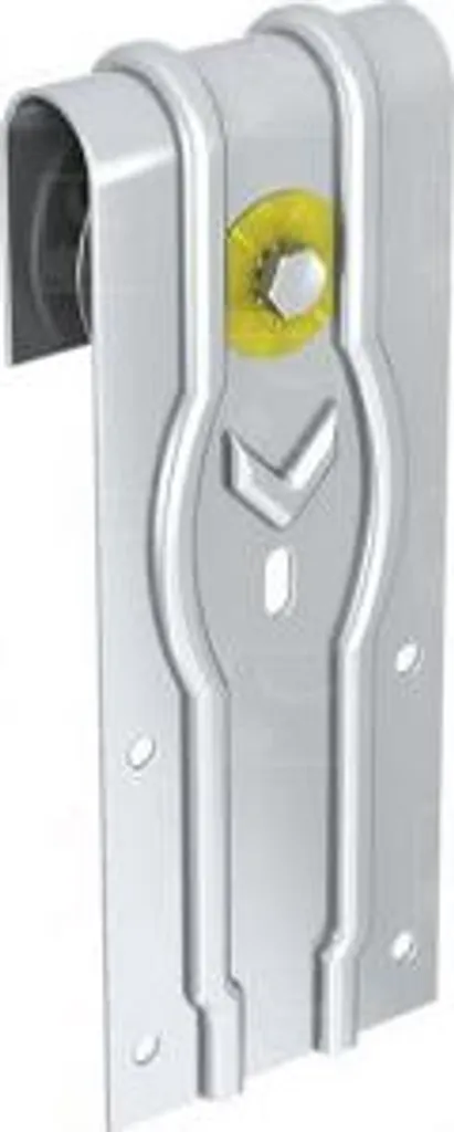 Solution Porte Lourde 200kg : Monture Mantion Roc Droit Acier Rail Plat