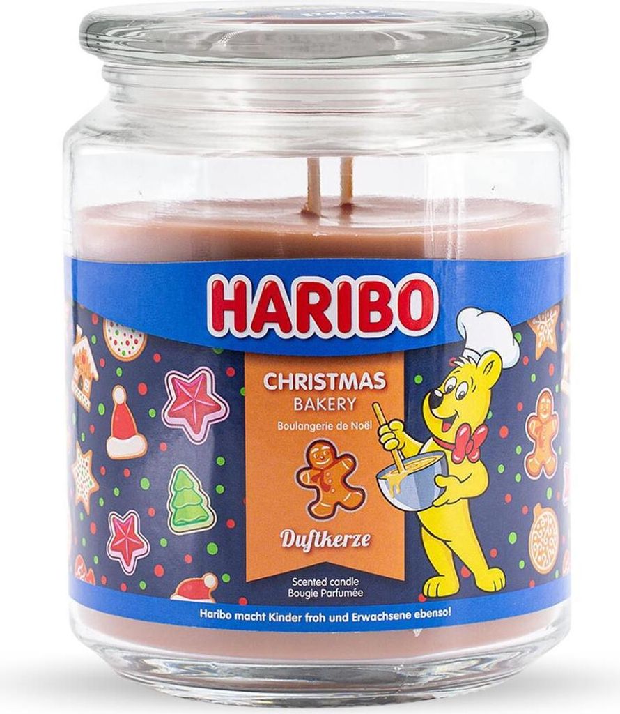 Haribo Duftkerze Weihnachtsbäckerei 510g