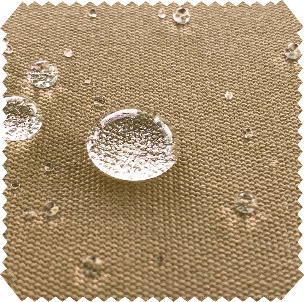 novely ARAGON WATERPROOF UV - Premium Acryl Outdoor-Stoff Polsterstoff in Baumwoll-Optik Markisenstoff Meterware 1lfm - Farbe: 34 Dunkelbeige