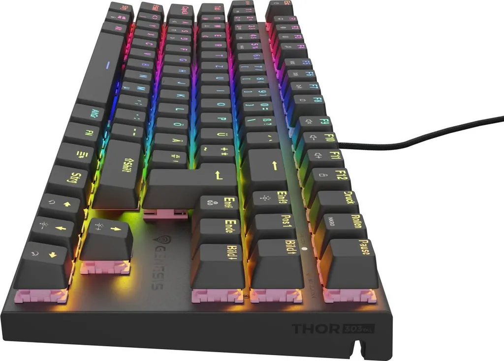 Clavier Gamer Genesis THOR 303 TKL Silent Switch Outemu Brown DE