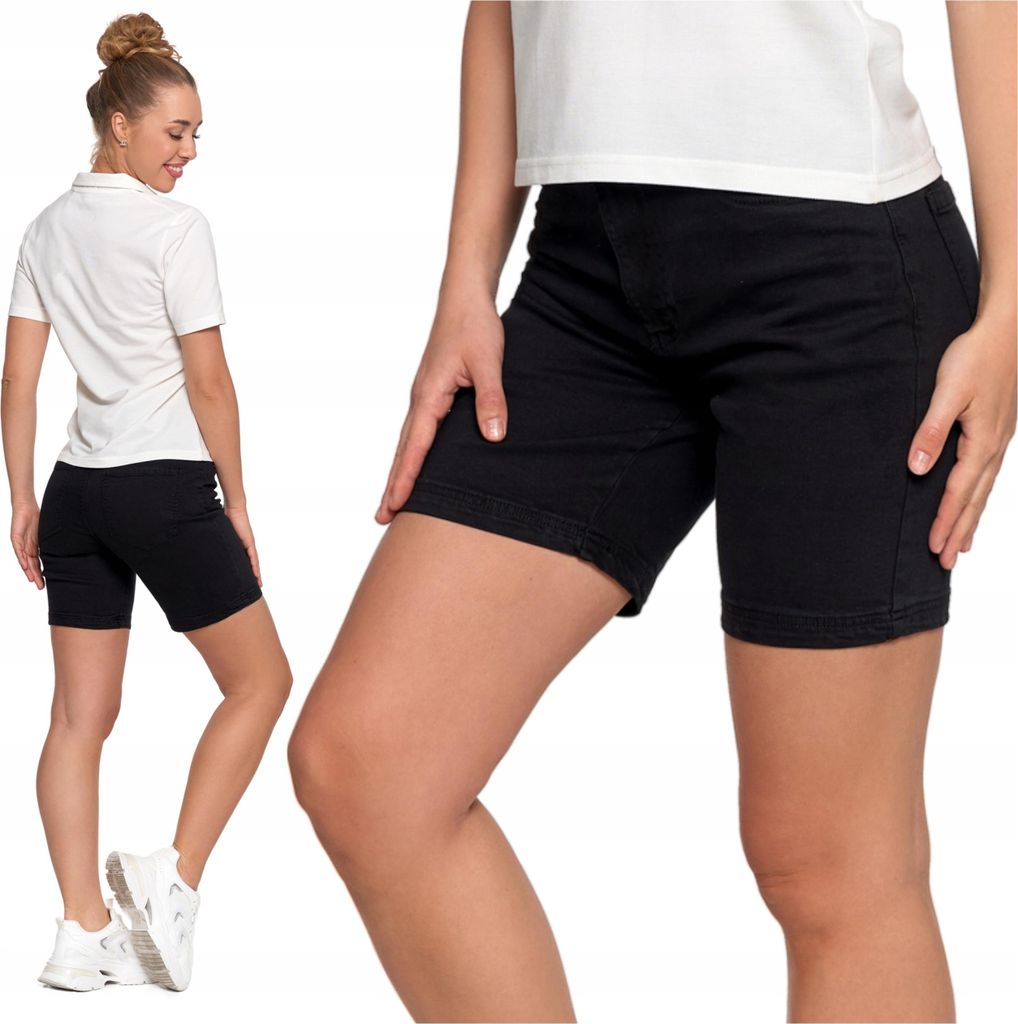 Frauen Kurze Shorts Vor Dem Knie Denim Bequem Für Den Sommer Moray Xl