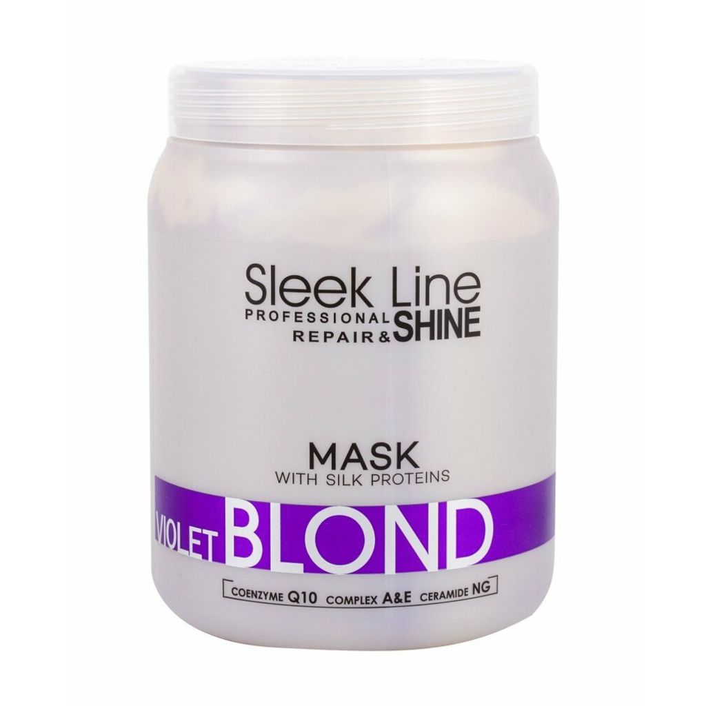 STAPIZ SLEEK LINE BLOND Violett neutralisierende Maske für blondes Haar 1000 ml