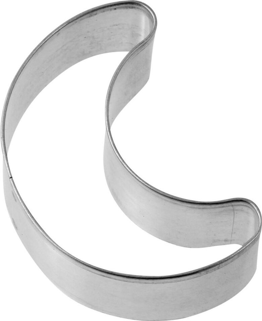 Zenker Ausstecher Kipferl Patisserie, Weihnachtsausstecher für Plätzchen, Ausstechform für Kekse und Fondant, hochwertiger Keksausstecher, Küch...