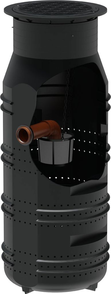 Sickerschacht 950 L Deckel und Grobschmutzfilter
