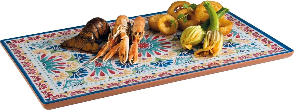 APS Arabesque 84680 Vassoio Buffet GN 1/1 Melamina Terracotta - 3