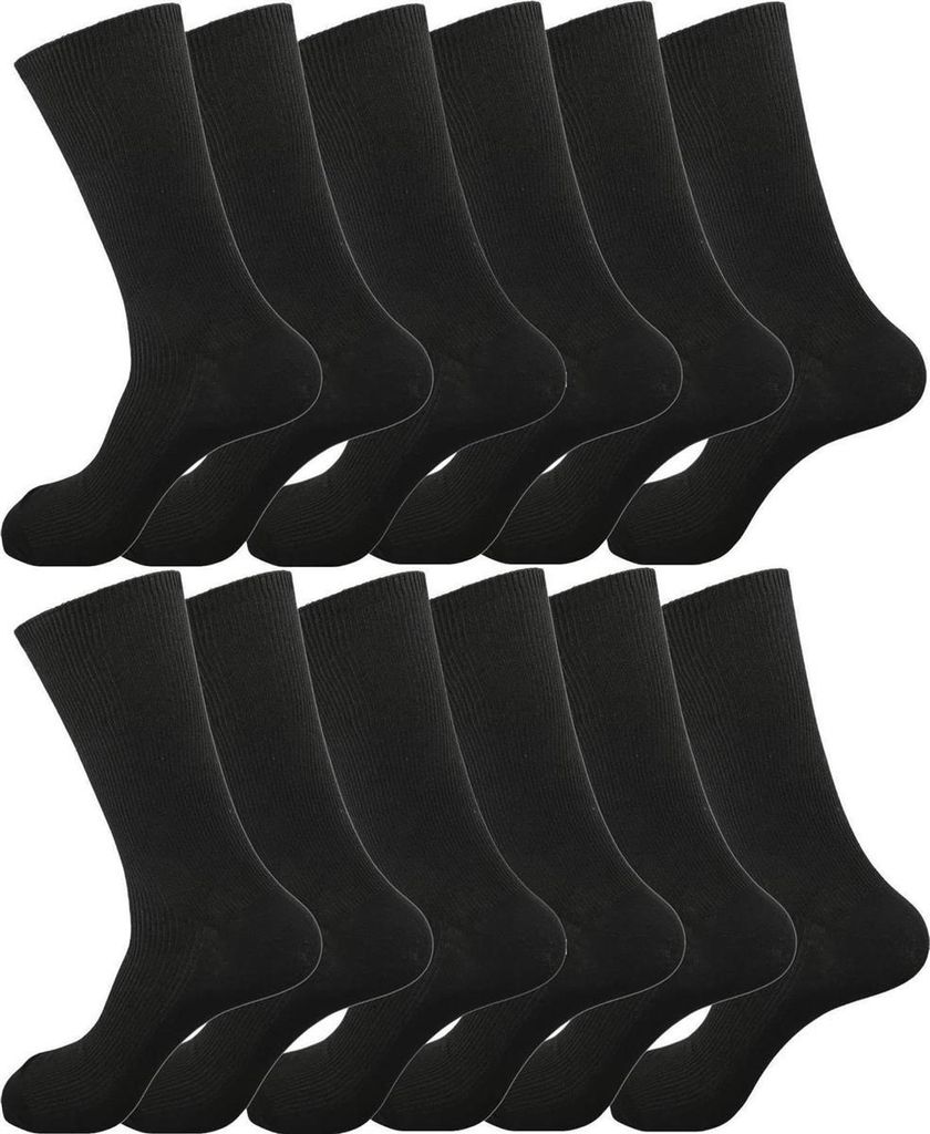 12 Paar Herren Socken in klassischer Form Freizeit Anzug Business, 12 Paar/39-42