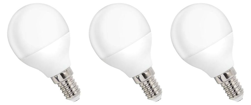 Spectrum E14 LED Lampe 4W 340lm 6000K Kaltweiß 230V 3 Stück